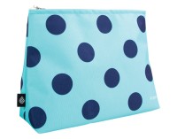 Necessaire L dots ocean blue