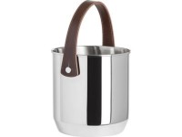 Eimer Kakao mit Lederhenkel D19 cm H19.5cm