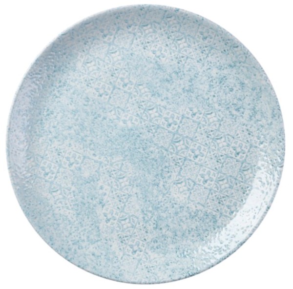 V.P. Med Tiles Aquamarine Coupe Teller flach 28.8cm