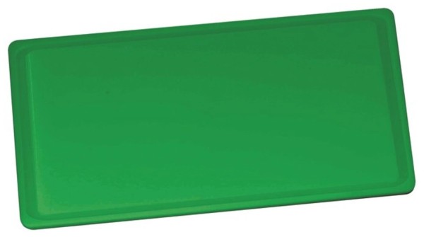 Schneidebrett mit Saftrille GN 2/1 H: 2cm grün