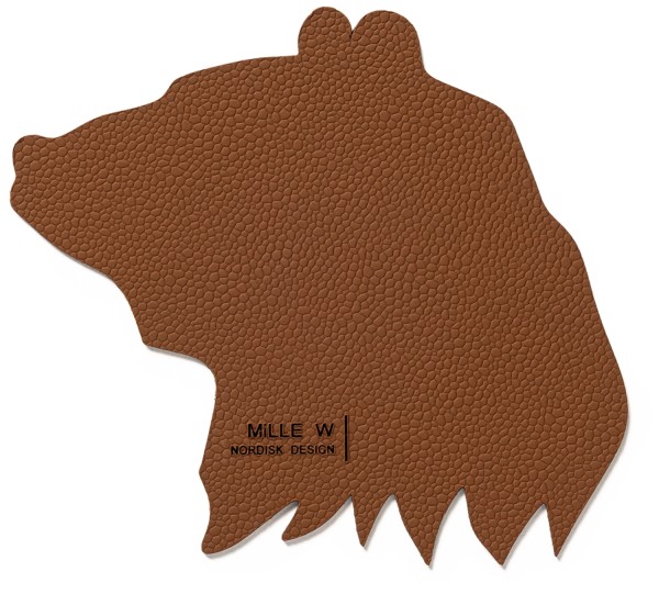 Untersetzer bär cognac