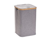 Wäschesammler grau Bamboo33x33