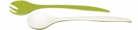 Duo Salatbesteck grün/weiss 32 cm