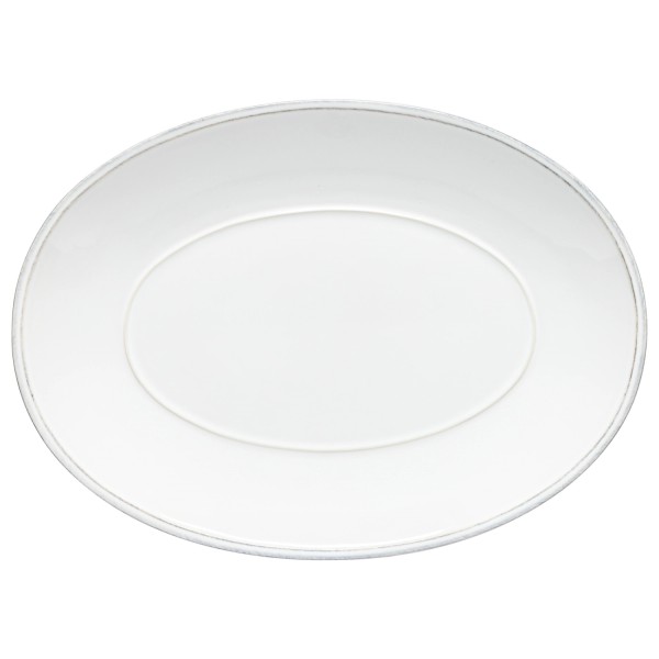 Friso Teller oval 40x29.6cm H3.9cm Steinzeug weiss