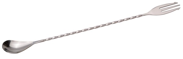 Mixlöffel mit Gabel 30cm Edelstahl