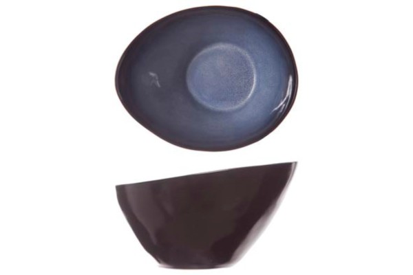 Sapphire Schale oval, 15x12x8.5cm