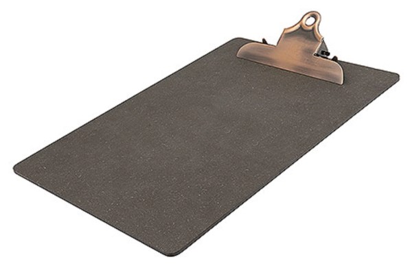 Klemmbrett 33x23cm (DIN A4) Holz, beschichtet