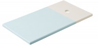 Color Lab Tablett rechteckig, 24.5x13x0.8 cm, blau