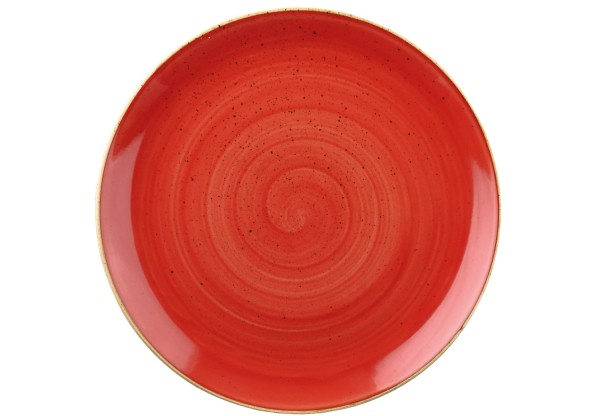 Stonecast Berry Red Coupe Teller flach 16.5cm