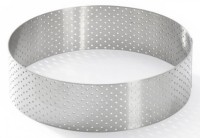 Gelochter Tortenring mit geradem Rand D:12.5 H3.5cm