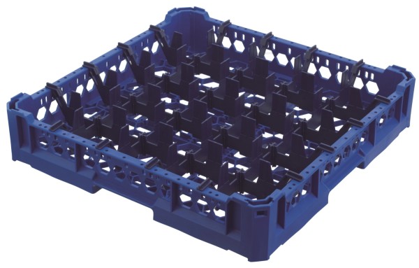 Gläserkorb 25 Fächer 8.8x8.8cm Höhe 12.1 bis 25cm