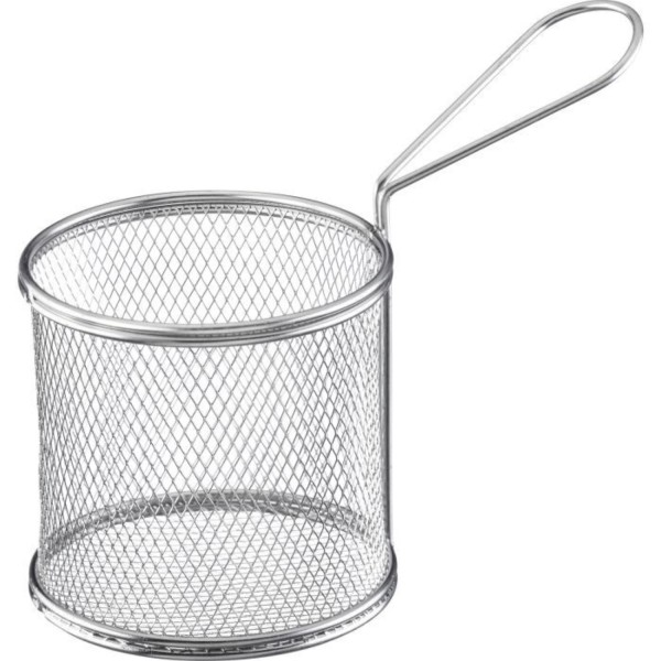 Servierkorb, rund Tapas u. Friends, D9 x 13cm, sb