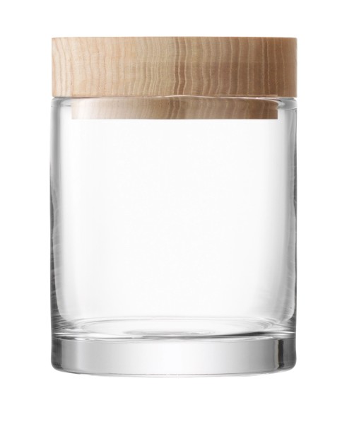 Lotta Behälter mit Deckel aus Esche H14cm