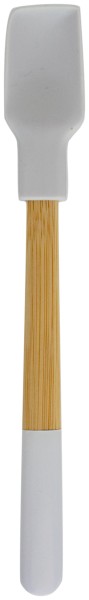 Spachtel Mini 21cm Silikon Bambus light grey
