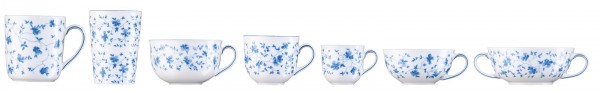Form 1382 Blaublüten Café-au-lait-Obertasse