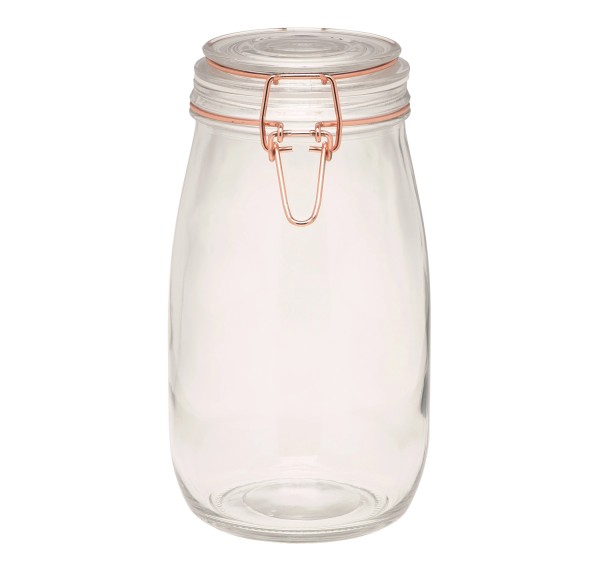 Aufbewahrungsglas mit Kupferverschluss 1500 ml