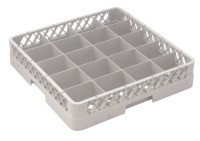 Geschirrspülkorb 20 Fächer 50x50x10cm grau