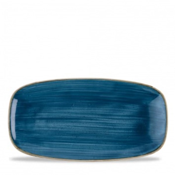Stonecast Java Blue Chefs Oblong Platte 11 29.8X15.3cm