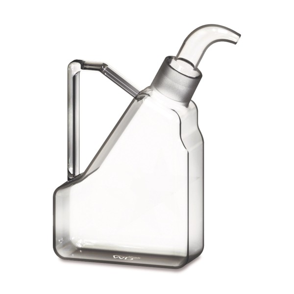 Oel-/Essigglas aus Borosilikatglas 350 ml Form eines Tanks