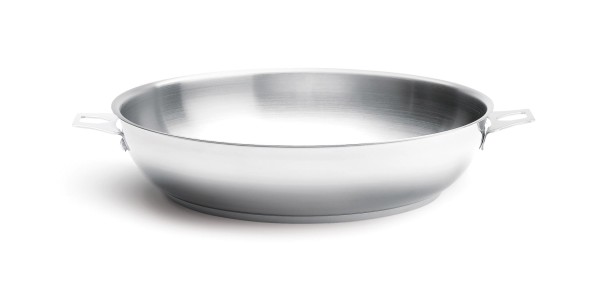 TWISTY Bratpfanne unbeschichtet D:24cm ohne Stiel Induktion