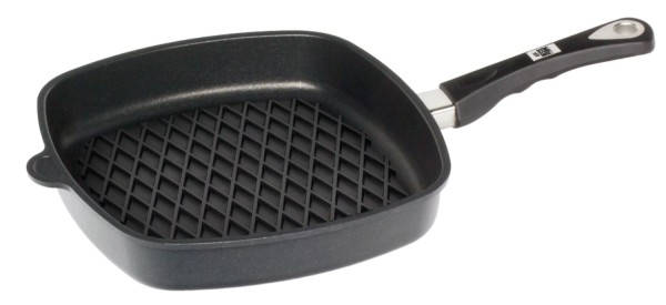 Grillpfanne eckig 28x28cm mit Rautenmuster