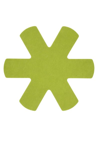 Pfannenschoner 3er Set Stern 38cm, grün