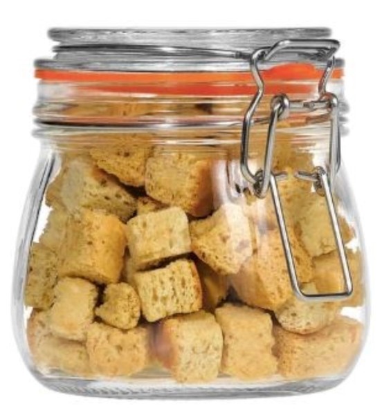 Aufbewahrungsglas mit Bügelverschluss 500ml