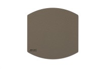 Topfuntersetzer hot mat 22cm oval grau