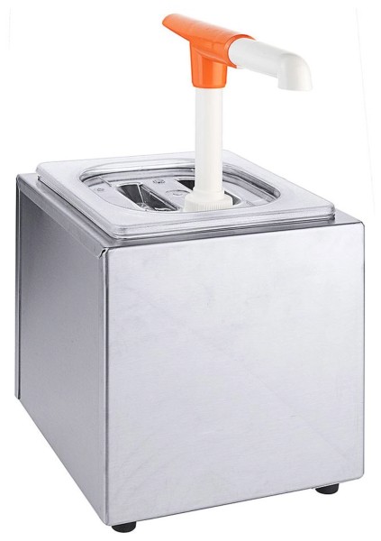 Saucendispenser mit 1 Behälter GN 1/6 200mm, 20x18.5x21.5cm