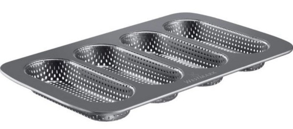 4er Baguette Backform Mini, 35.6x21.5cm