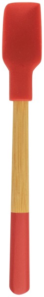 Spachtel Mini 21cm Silikon Bambus brick red