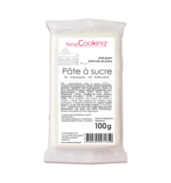 Zuckerpaste vanille weiss 100g