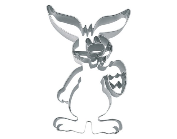 Ausstecher Hase 10 cm mit Ei