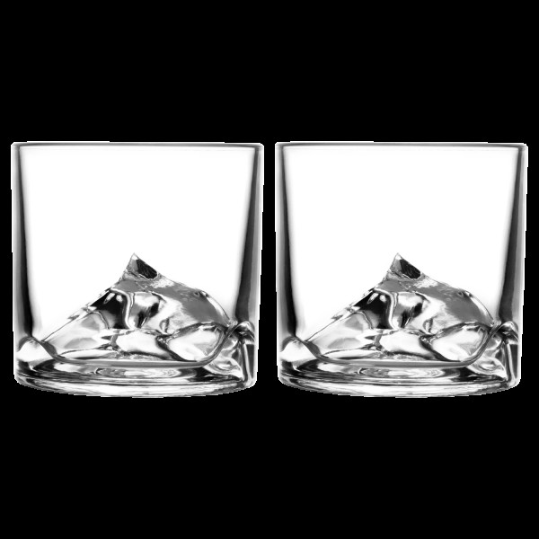 2er Set Everest Whisky Glas