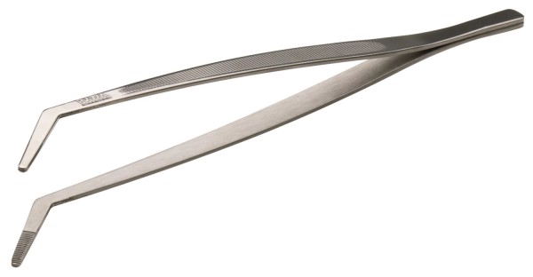 Küchenpinzette abgewinkelt 23.5cm
