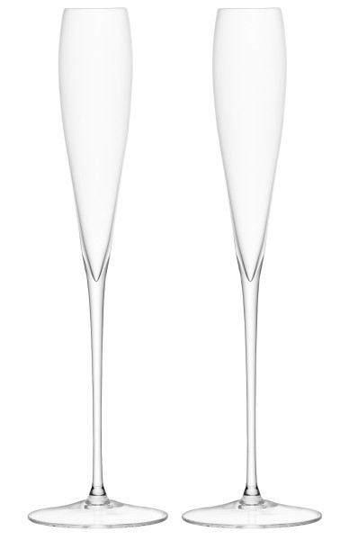 2er Set Wine Sektkelch 100ml transparent