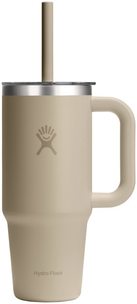 Reisebecher mit Trinkhalm 710ml oat