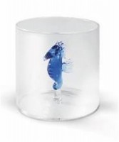 Glas aus Borosilikat 250 ml Seepferdchen