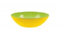 Duo Salatschale flach gelb/grün 24 cm