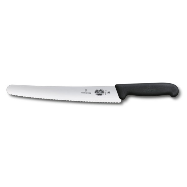 Fibrox, Brot- und Konditormesser, 26cm, schwarz
