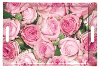 Roses Tablett m. Griffen 40x27 cm