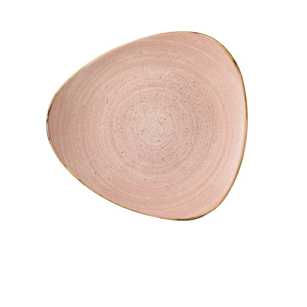 Stonecast Raw Terracotta Triangel Teller 26.5cm