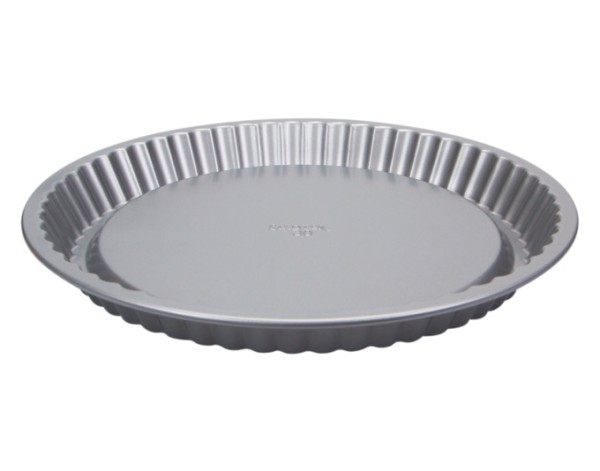 Obstbodenform ø 30x3cm silber