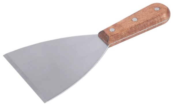 Bratenspachtel aus starrem Edelstahl 11.5x10cm L: 21.5cm