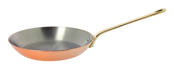 INOCUIVRE Bratpfanne Kupfer/Edelst. D:28cm Messinggriff