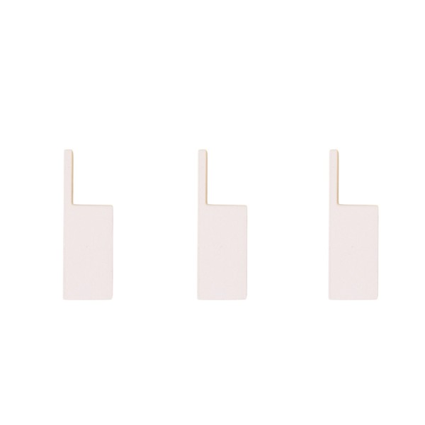 3er Set Handtuchhalter Klebehaken weiss