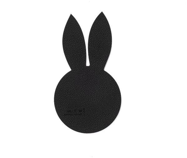 Untersetzer hase schwarz