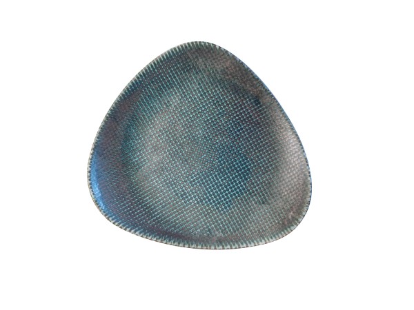 S.P. Astro Metallic Blue Triangel Teller flach 22.9cm