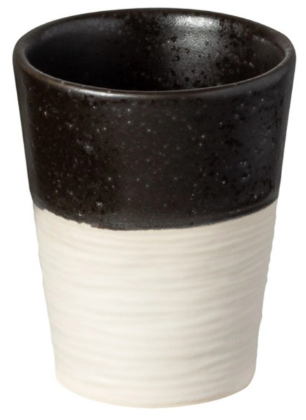 Nótos Becher ohne Henkel 270ml D8.1cm H10.6cm schwarz