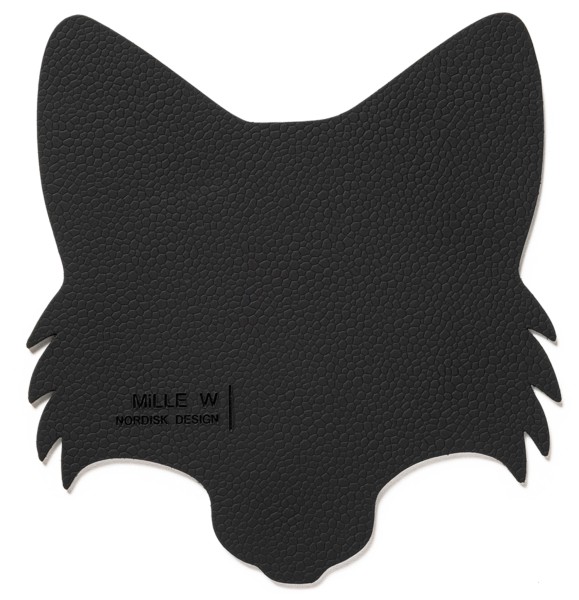 Untersetzer fuchs schwarz